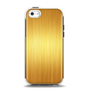 The Bright Brushed Gold Surface Apple iPhone 5c Otterbox Symmetry Case Skin Set