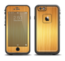 The Bright Brushed Gold Surface Apple iPhone 6/6s LifeProof Fre Case Skin Set