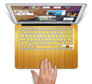 The Bright Brushed Gold Surface Skin Set for the Apple MacBook Air 13"