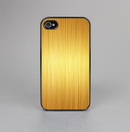 The Bright Brushed Gold Surface Skin-Sert for the Apple iPhone 4-4s Skin-Sert Case