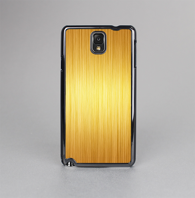 The Bright Brushed Gold Surface Skin-Sert Case for the Samsung Galaxy Note 3