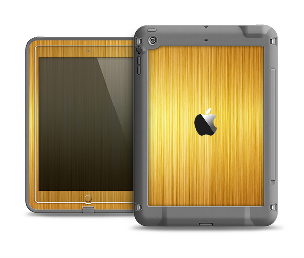 The Bright Brushed Gold Surface Apple iPad Mini LifeProof Fre Case Skin Set