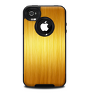 The Bright Brushed Gold Surface Skin for the iPhone 4-4s OtterBox Commuter Case