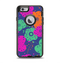 The Bright Colored Cartoon Flowers Apple iPhone 6 Otterbox Defender Case Skin Set