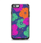 The Bright Colored Cartoon Flowers Apple iPhone 6 Otterbox Symmetry Case Skin Set