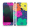 The Bright Colored Cartoon Flowers Skin Set for the Apple iPhone 5
