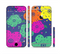 The Bright Colored Cartoon Flowers Sectioned Skin Series for the Apple iPhone 6
