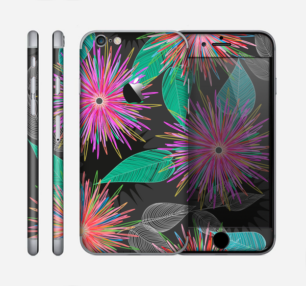 The Bright Colorful Flower Sprouts Skin for the Apple iPhone 6
