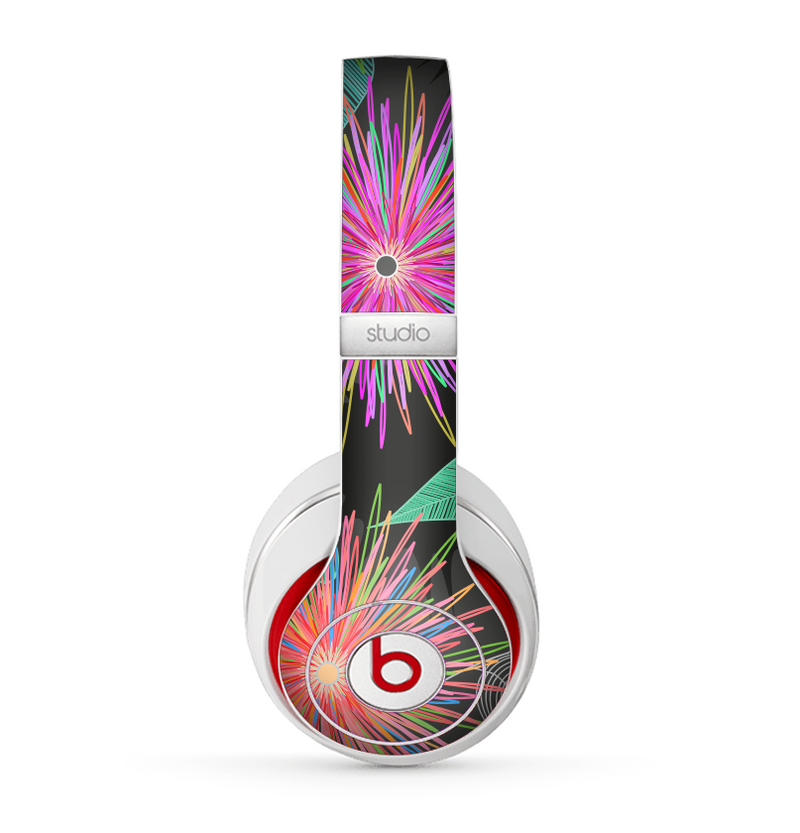 The Bright Colorful Flower Sprouts Skin for the Beats by Dre Studio (2013+ Version) Headphones