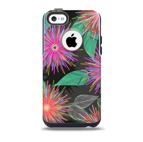 The Bright Colorful Flower Sprouts Skin for the iPhone 5c OtterBox Commuter Case