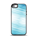 The Bright Diagonal Blue Streaks Apple iPhone 5-5s Otterbox Symmetry Case Skin Set