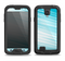 The Bright Diagonal Blue Streaks Samsung Galaxy S4 LifeProof Nuud Case Skin Set