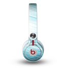 The Bright Diagonal Blue Streaks Skin for the Beats by Dre Mixr Headphones