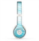 The Bright Diagonal Blue Streaks Skin for the Beats by Dre Solo 2 Headphones