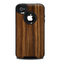 The Bright Ebony Woodgrain Skin for the iPhone 4-4s OtterBox Commuter Case