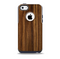 The Bright Ebony Woodgrain Skin for the iPhone 5c OtterBox Commuter Case