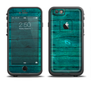 The Bright Emerald Green Wood Planks Apple iPhone 6/6s LifeProof Fre Case Skin Set