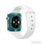 The Bright Emerald Green Wood Planks Full-Body Skin Kit for the Apple Watch