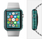 The Bright Emerald Green Wood Planks Full-Body Skin Kit for the Apple Watch