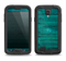 The Bright Emerald Green Wood Planks Samsung Galaxy S4 LifeProof Nuud Case Skin Set