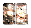 The Bright Gold Cloudy Lights Sectioned Skin Series for the Apple iPhone 6s Plus