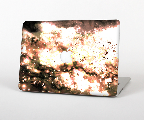 The Bright Gold Cloudy Lights Skin Set for the Apple MacBook Air 11"