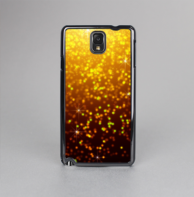 The Bright Gold Glowing Sparks Skin-Sert Case for the Samsung Galaxy Note 3
