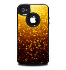 The Bright Gold Glowing Sparks Skin for the iPhone 4-4s OtterBox Commuter Case