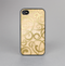 The Bright Gold Spiral Wood Pattern Skin-Sert for the Apple iPhone 4-4s Skin-Sert Case