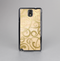 The Bright Gold Spiral Wood Pattern Skin-Sert Case for the Samsung Galaxy Note 3