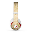 The Bright Gold Spiral Wood Pattern Skin for the Beats by Dre Studio (2013+ Version) Headphones
