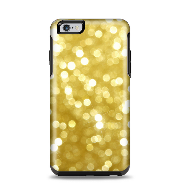 The Bright Golden Unfocused Droplets Apple iPhone 6 Plus Otterbox Symmetry Case Skin Set
