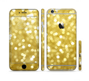 The Bright Golden Unfocused Droplets Sectioned Skin Series for the Apple iPhone 6s