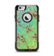 The Bright Green Floral Laced Apple iPhone 6 Otterbox Commuter Case Skin Set
