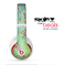 The Bright Green Floral Laced Skin for the Beats by Dre Studio Wireless Headphones