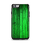 The Bright Green Highlighted Wood Apple iPhone 6 Otterbox Symmetry Case Skin Set