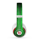 The Bright Green Highlighted Wood Skin for the Beats by Dre Studio (2013+ Version) Headphones