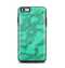 The Bright Green Textile Lace Apple iPhone 6 Plus Otterbox Symmetry Case Skin Set