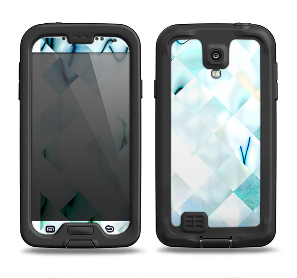 The Bright Highlighted Tile Pattern Samsung Galaxy S4 LifeProof Nuud Case Skin Set