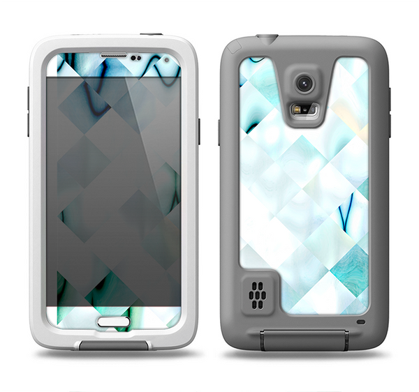 The Bright Highlighted Tile Pattern Samsung Galaxy S5 LifeProof Fre Case Skin Set
