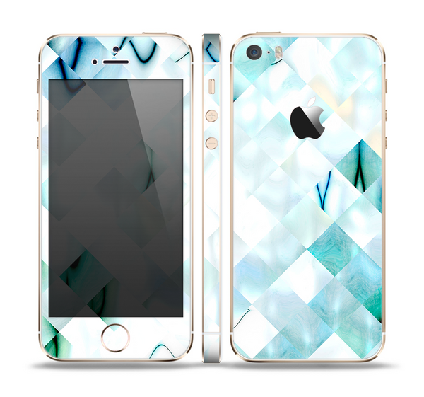 The Bright Highlighted Tile Pattern Skin Set for the Apple iPhone 5s