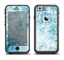 The Bright Light Blue Swirls with Butterflies Apple iPhone 6/6s LifeProof Fre Case Skin Set