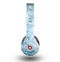 The Bright Light Blue Swirls with Butterflies Skin for the Beats by Dre Original Solo-Solo HD Headphones