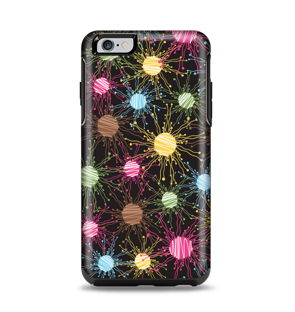 The Bright Loopy Circle Extract Apple iPhone 6 Plus Otterbox Symmetry Case Skin Set