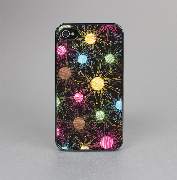 The Bright Loopy Circle Extract Skin-Sert for the Apple iPhone 4-4s Skin-Sert Case