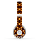 The Bright Orange Geometric Design Pattern Skin for the Beats by Dre Solo 2 Headphones