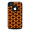 The Bright Orange Geometric Design Pattern Skin for the iPhone 4-4s OtterBox Commuter Case