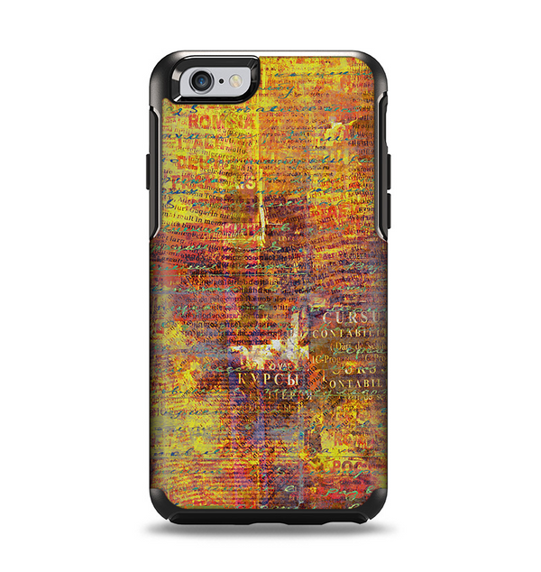 The Bright Orange Torn Posters Apple iPhone 6 Otterbox Symmetry Case Skin Set