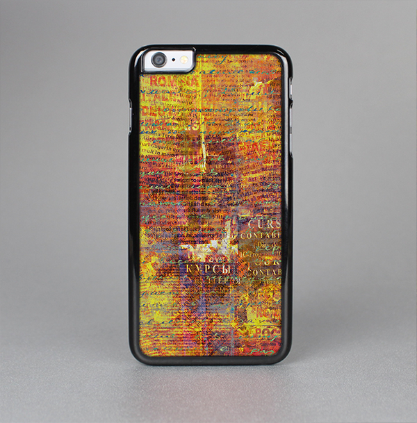 The Bright Orange Torn Posters Skin-Sert Case for the Apple iPhone 6 Plus