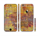 The Bright Orange Torn Posters Sectioned Skin Series for the Apple iPhone 6s Plus